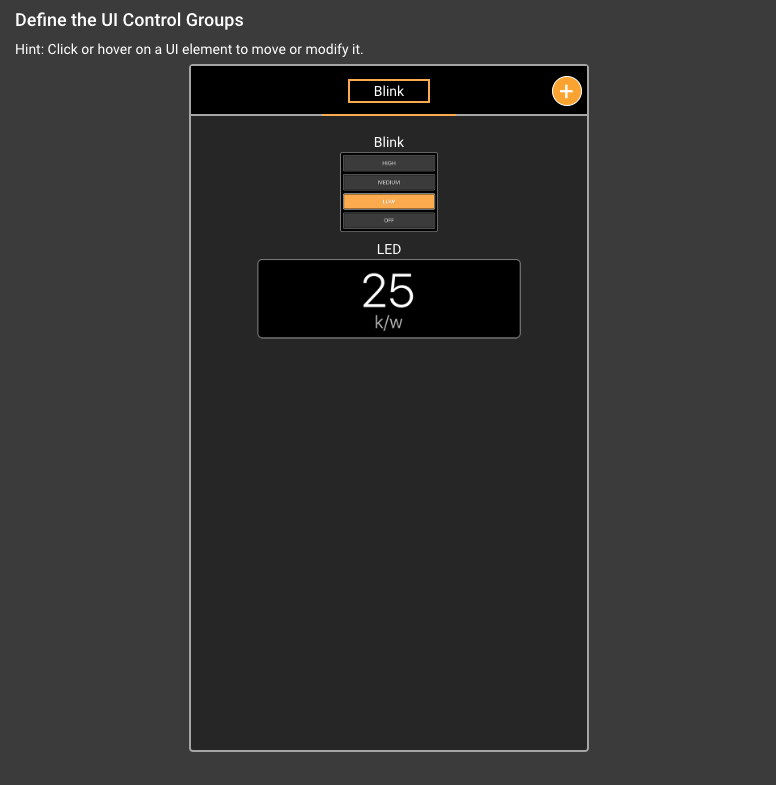 UI Control Group